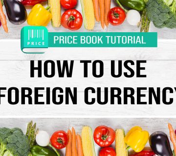 Price Book How to use foreign currency tutorial